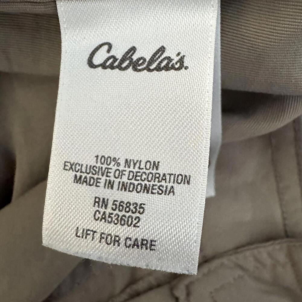 Cabela's Pants Mens 38x36 Beige Nylon Convertible Cargo Hiking Outdoor Travel - Picture 8 of 13